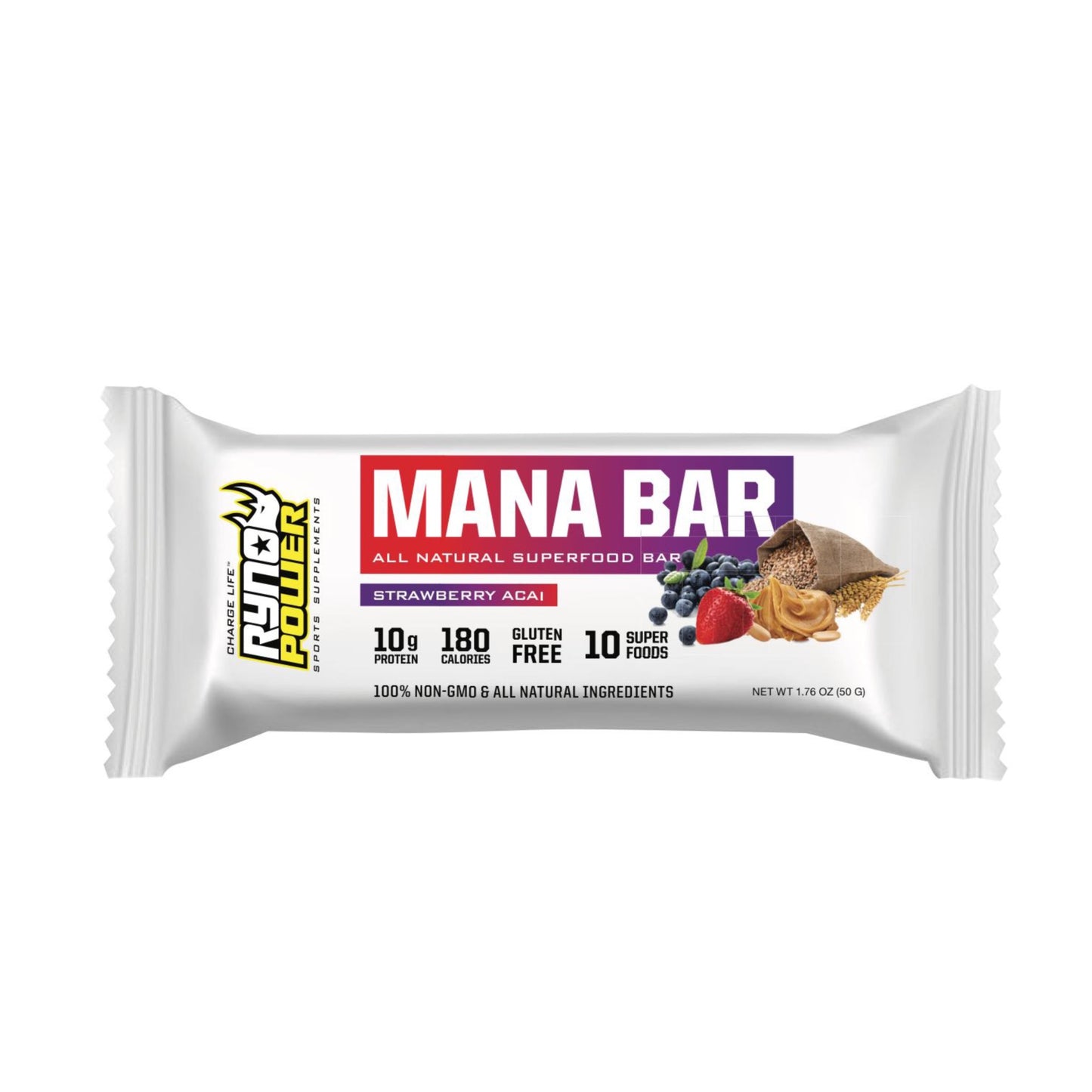 マナプロテインバー ストロベリーアサイー